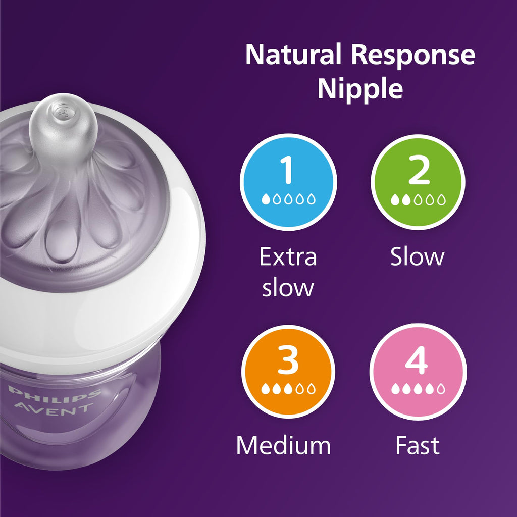 Philips Avent Natural Response Baby Gift Set - 5 Bottles, Soothie Pacifiers