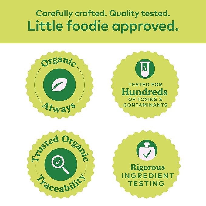 Plum Organics Mighty 4 Organic Toddler Food - Banana, Blueberry, Sweet Potato, Carrot, Greek Yogurt, and Millet - 4 oz Pouch (Pack of 12) - Organic Fruit and Vegetable Toddler Food Pouch