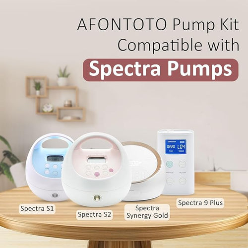 10PCS Breast Pump Parts Compatible with Spectra S2, S1, 9Plus, 6 Pack Silicone Duckbill Valve & 4 Pack Silicone Diaphragm for Spectra Breastpump Parts, Not Original Replacement Accessories