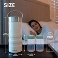 KEKHEALTH 11oz Stainless Steel Breast Milk Cooler, 360° Cooling Gel Ring, 14-Hour Cold Storage, BPA-Free 11oz Bottle, Leak-Proof Portable Cooler for Half-Day Pumping, Work & Travel