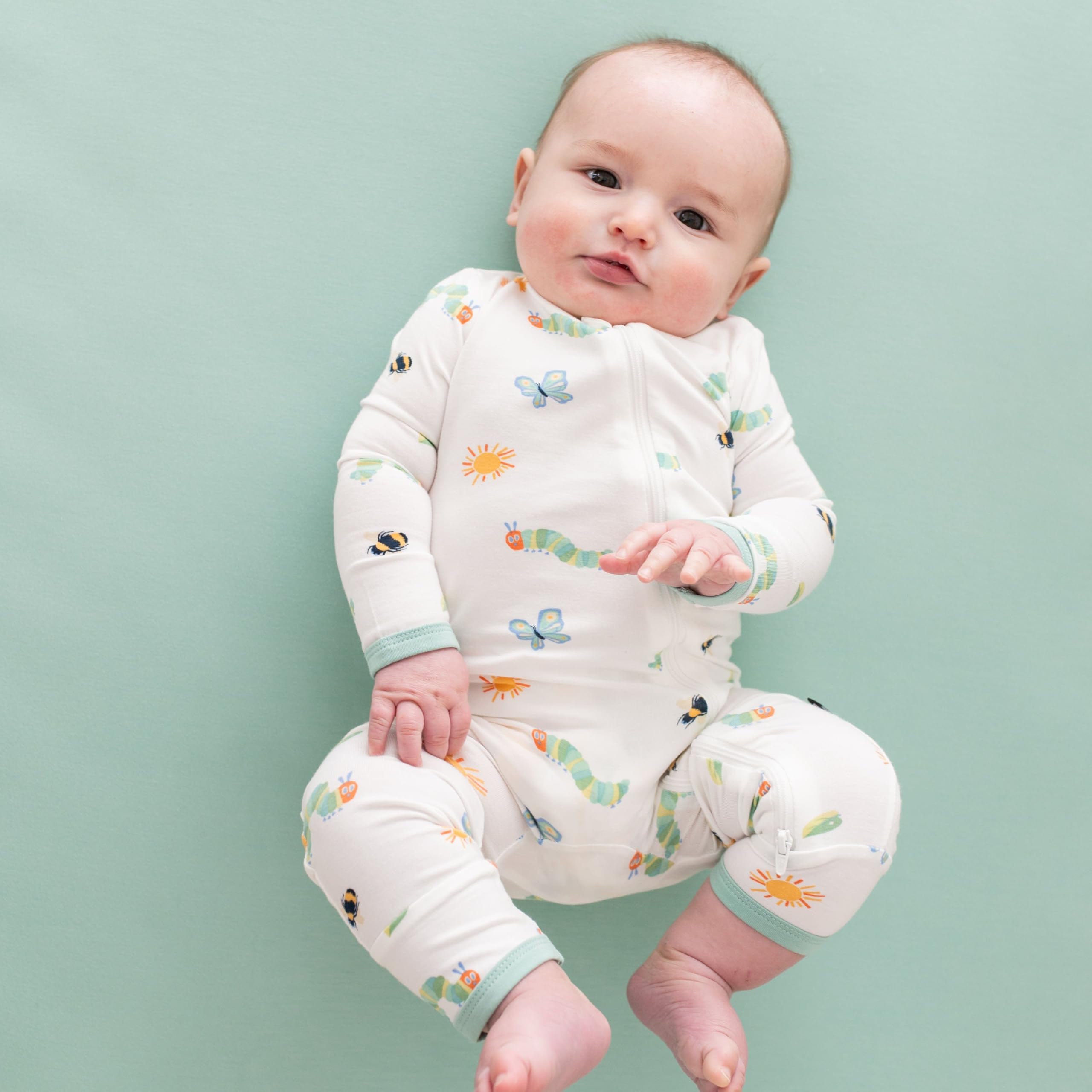 KYTE BABY Zippered Romper in The Very Hungry Caterpillar™ and Friends