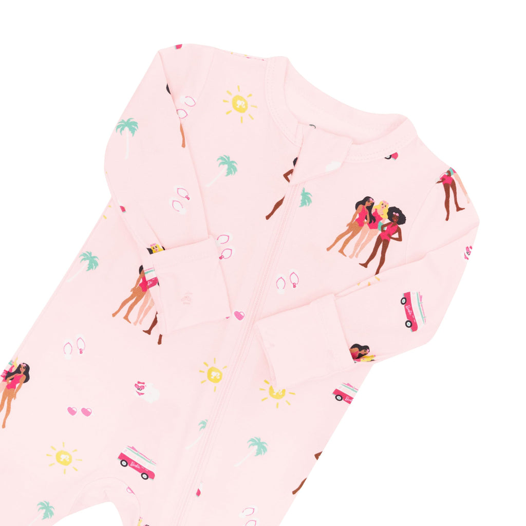KYTE BABY Zippered Romper in Barbie™ Beach