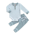 MA&BABY Newborn Baby Boy Clothes Ribbed Knit Long Sleeve Romper Pants Set
