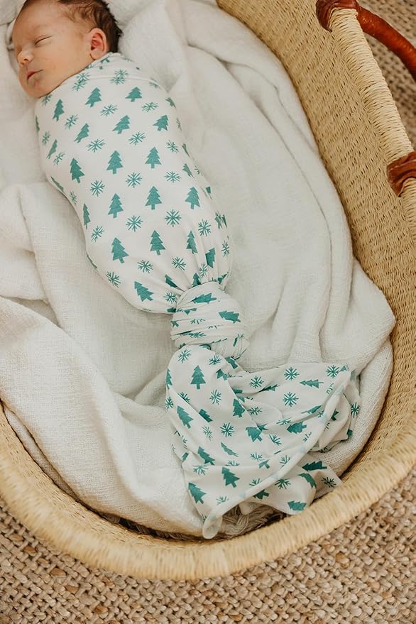 Copper Pearl Baby Swaddle Blanket - Premium Knit Baby Blanket, Large Soft Stretchy Receiving Blankets for Baby Boy and Girl, Swaddles for Newborn, Infant, and Toddler (Alps)