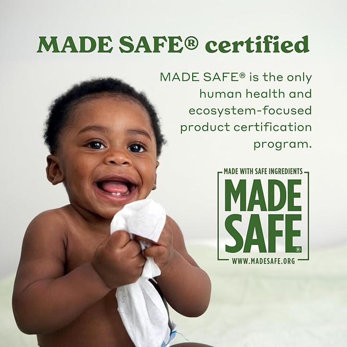 Caboo Baby Wipes, Made with Bamboo Viscose, Certified Made Safe Ingredients, Unscented Baby Wipes Good for Sensitive Skin, 72 Wipes Per Travel Pack, Bulk Total of 864 Wet Wipes