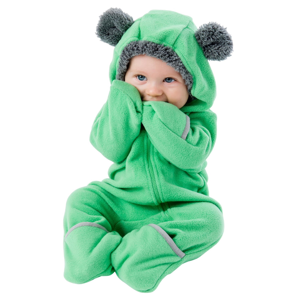 Cuddle Club Fleece Baby Bunting Bodysuit Hoodie, Newborn - 5T