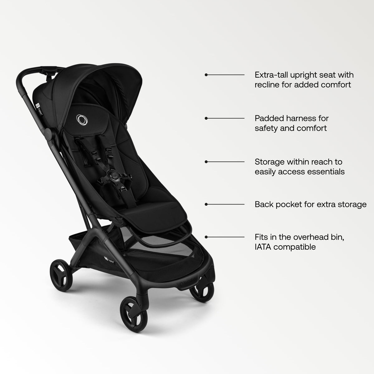 Bugaboo Butterfly 2 Ultra-Compact Travel Stroller One-Second Fold