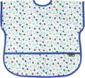 Short Sleeve Waterproof Bib for Toddlers – Feeding Apron for Mealtime, Daycare, Self-Feeding & Messy Play, Baby Bib