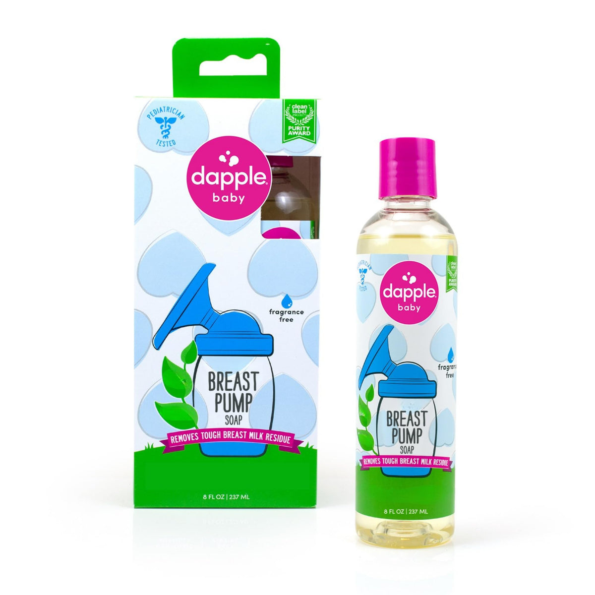 Dapple Baby - Breast Pump Soap Baby Bottle - 8 Fl Oz