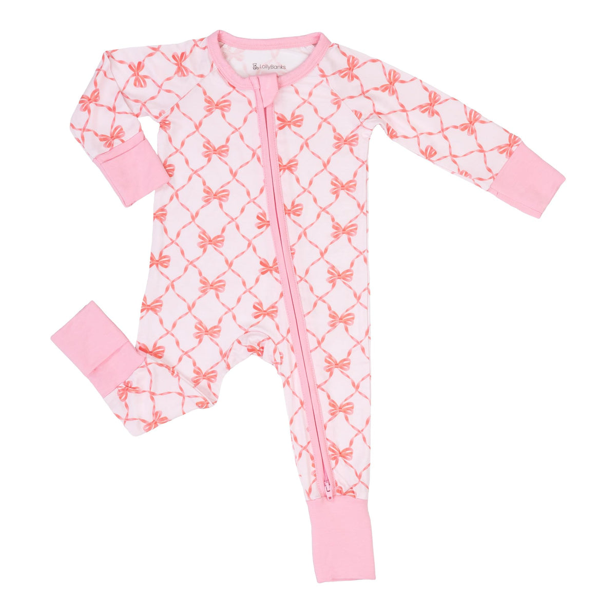 LollyBanks Baby Pajamas for Girls, Viscose from Bamboo Baby Sleeper