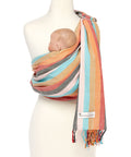 Hip Baby Wrap Ring Sling Carrier for Baby, 8-35 lbs - Sunset