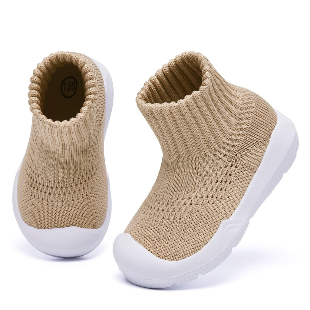 MORENDL Baby Shoes Toddler Walking Sock Shoes Infant Boy Girl Slip On Sneakers First Walker Slippers