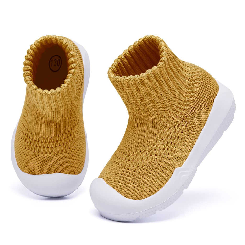 MORENDL Baby Shoes Toddler Walking Sock Shoes Infant Boy Girl Slip On Sneakers First Walker Slippers