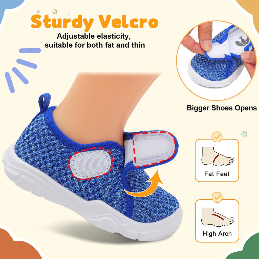 FEETCITY Baby Walking Shoes Infant Shoes Boys Girls Toddler Sneakers Anti-Slip Newborn Crib Shoe