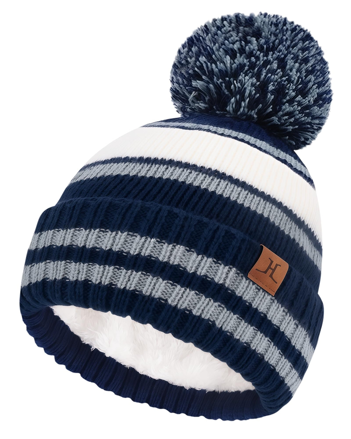 FZ FANTASTIC ZONE Kids Toddler Winter Hat Beanie with Warm Fleece Aged 2-7