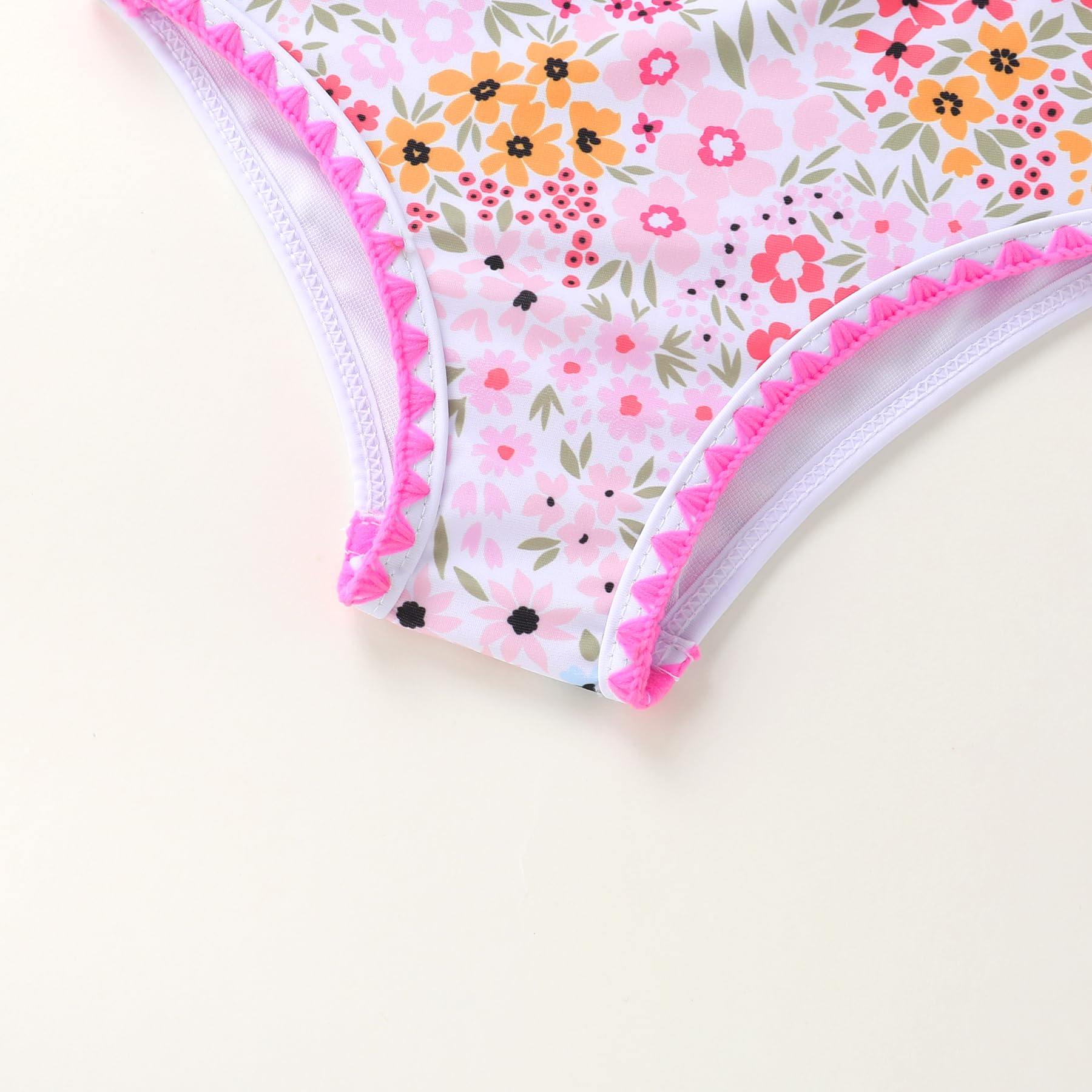 YOUNGER TREE Toddler Girls Two Pieces Swimsuit Color Block Stripe Swimwear Summer Beach Bathing Suit