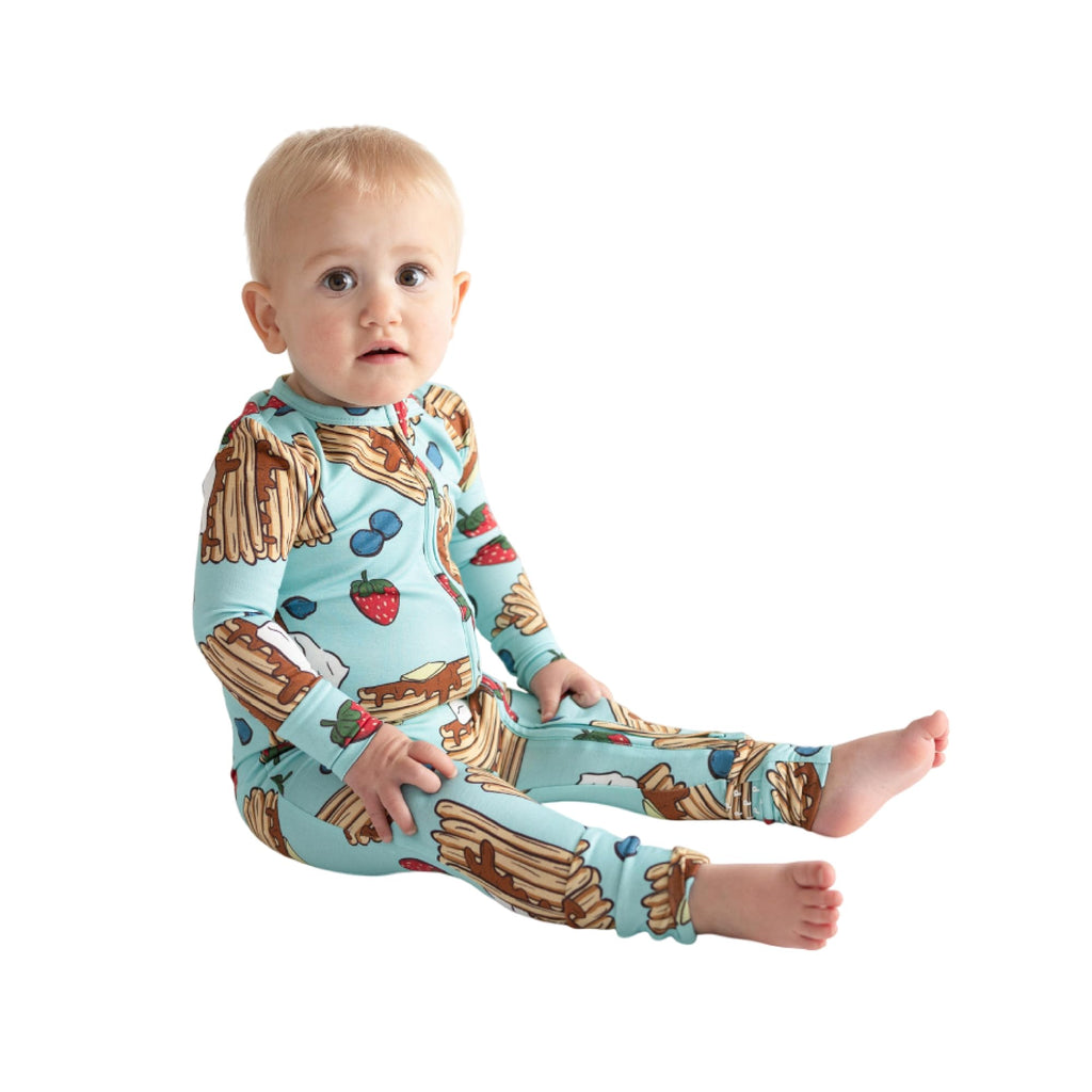 Posh Peanut Convertible Baby Sleepers, Boy Toddlers Footless Pajamas