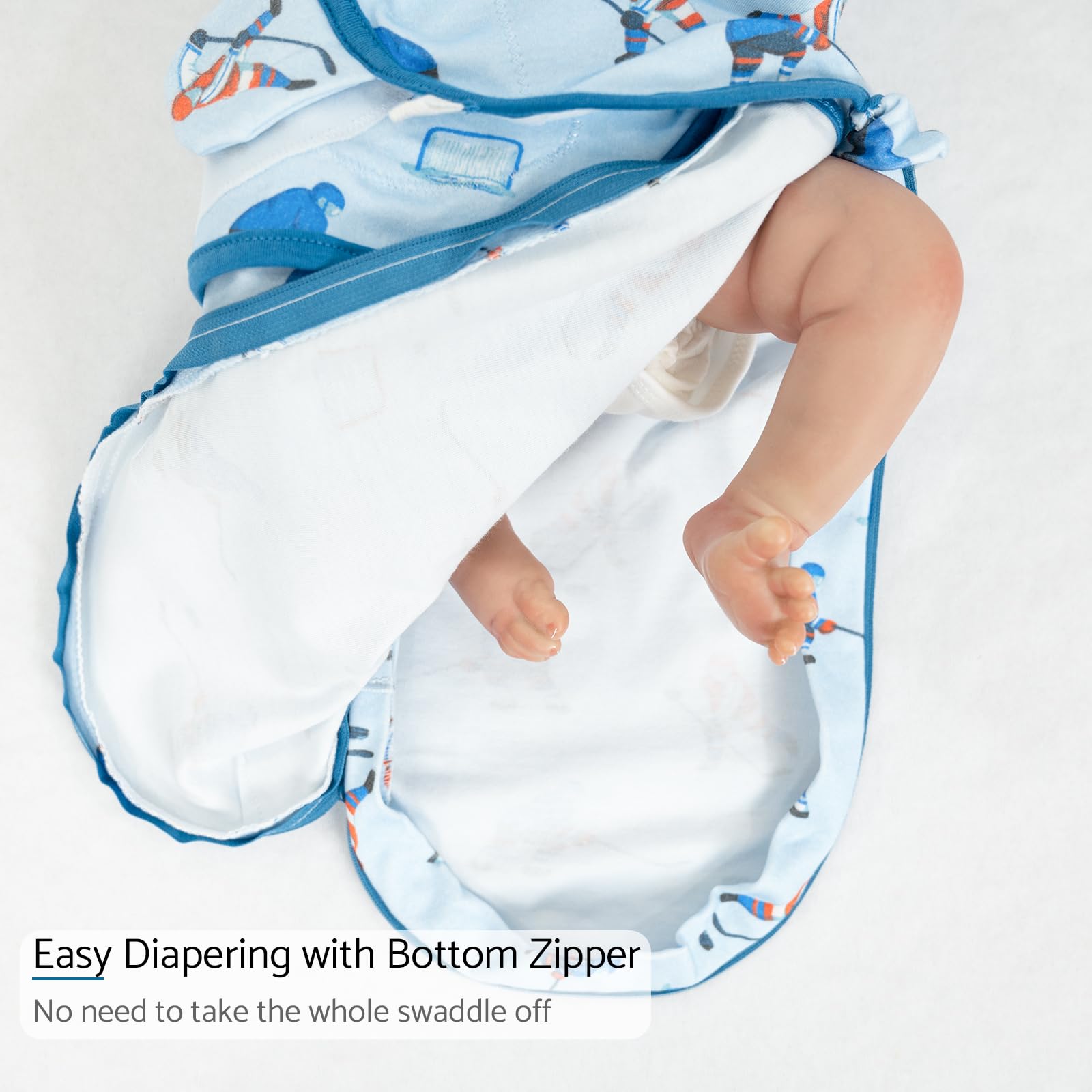LollyBanks Newborn Swaddle,100% Organic Cotton Baby Swaddle for Newborn