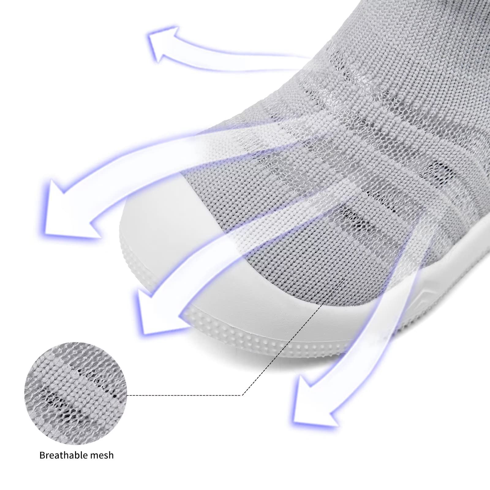 Eashi Baby Boy Girls Sock Walking Shoes Infant Non-Slip Slippers Sneakers