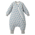 Duomiaomiao 3.5 TOG Toddler Sleep Sack 12-24 Months 100% Cotton Winter Side Open Zipper Baby Sleep Sack with Feet, Warm Toddler Wearable Blanket