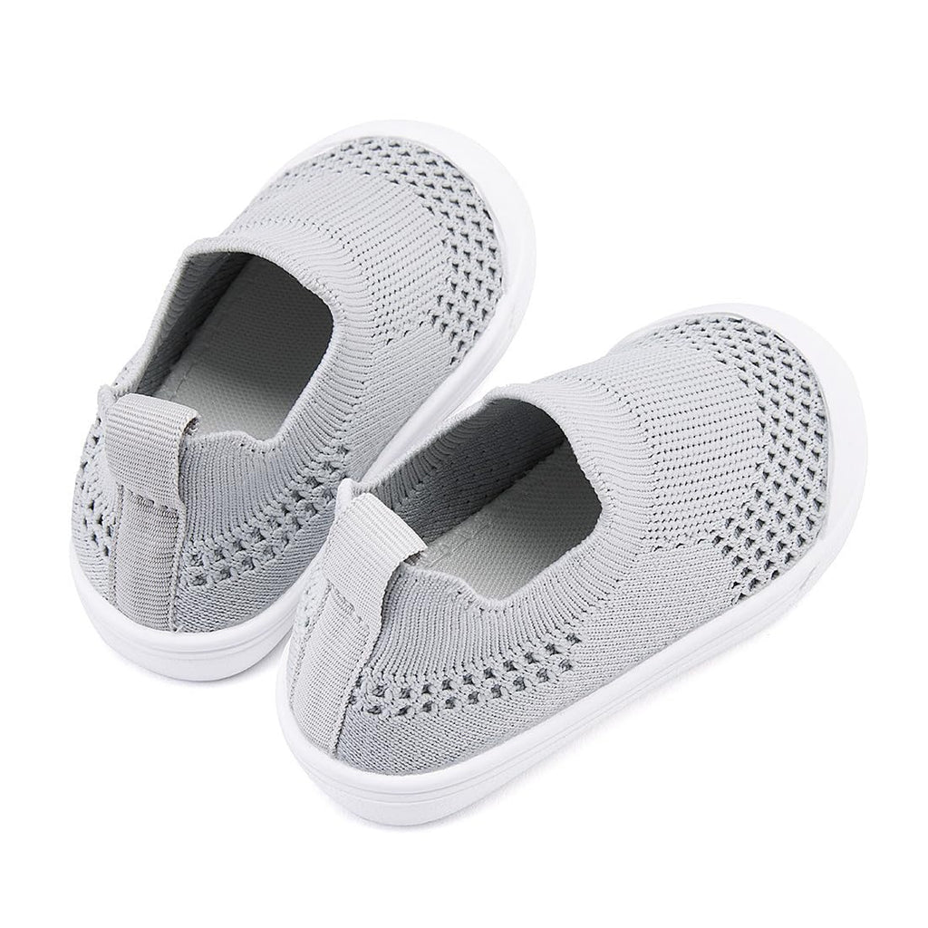 BMCiTYBM Baby Walking Shoes First Infant Sneakers Grey Size 18-24 Months