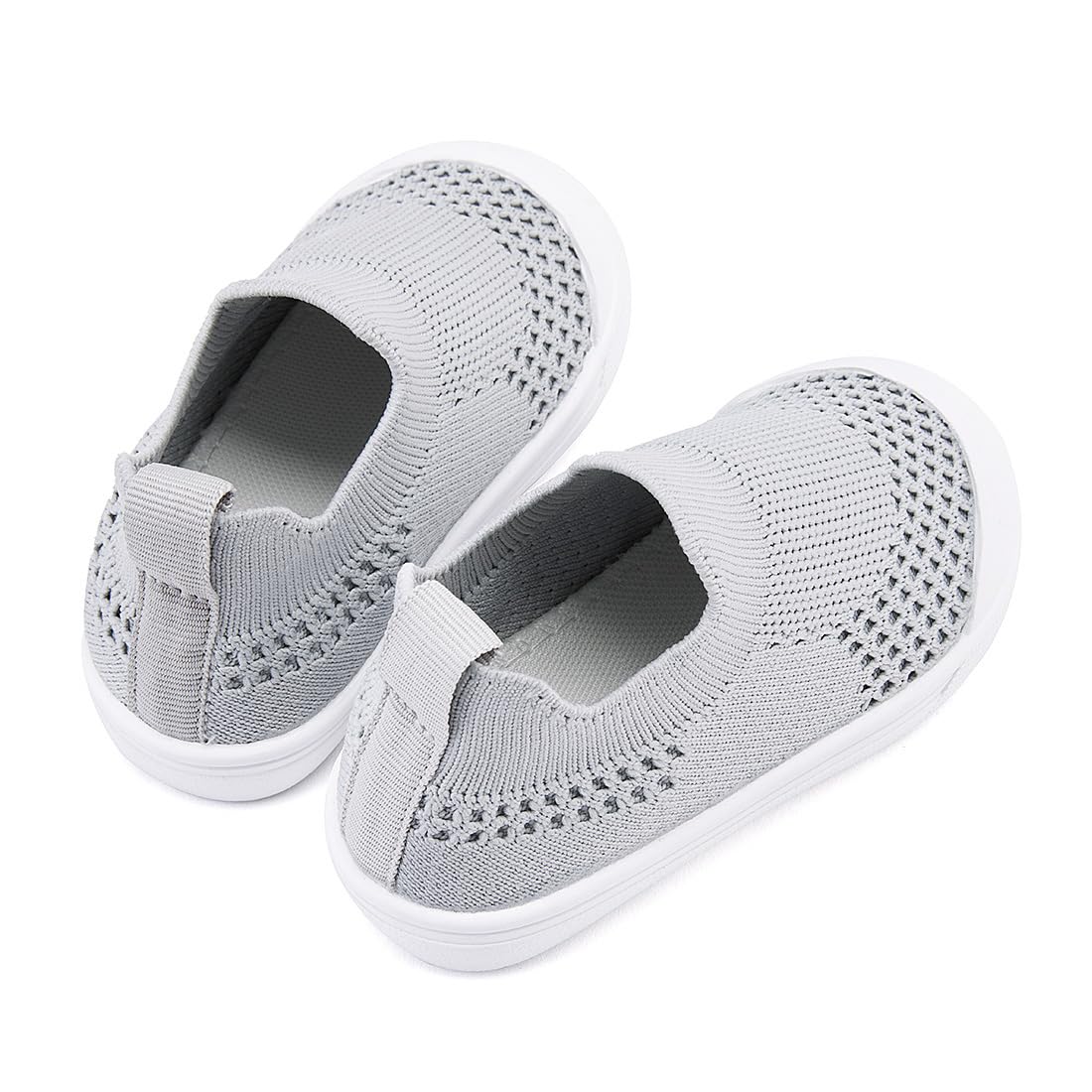 BMCiTYBM Baby Walking Shoes First Infant Sneakers Grey Size 18-24 Months