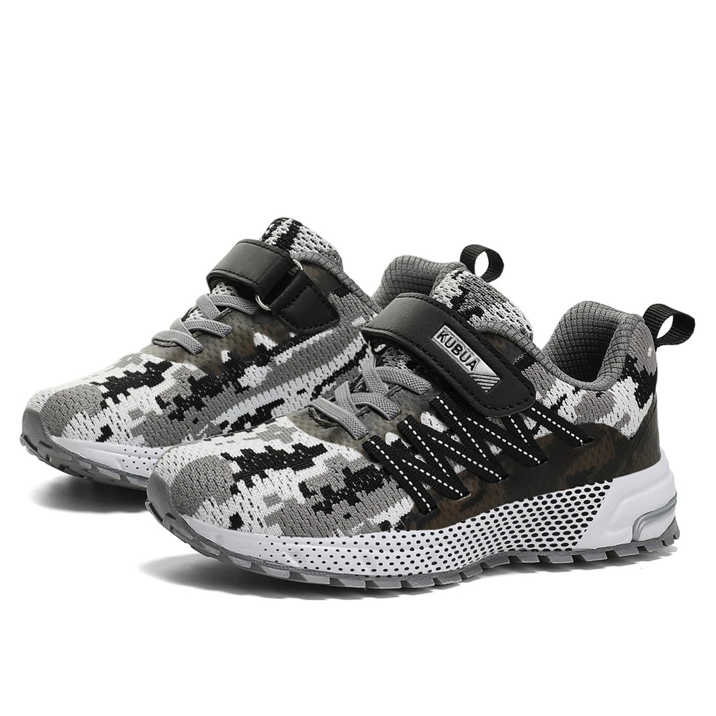KUBUA Kids Sneakers Lightweight Boys Girls Tennis Shoes