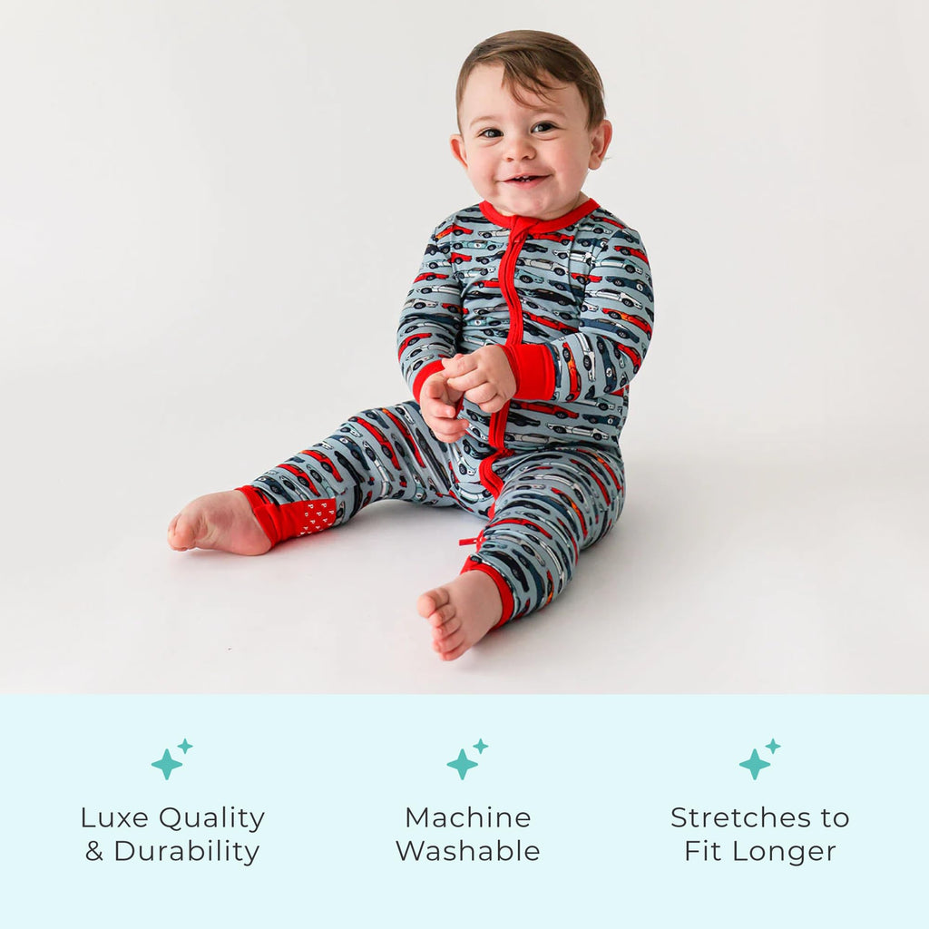 Posh Peanut Convertible Baby Sleepers, Boy Toddlers Footless Pajamas