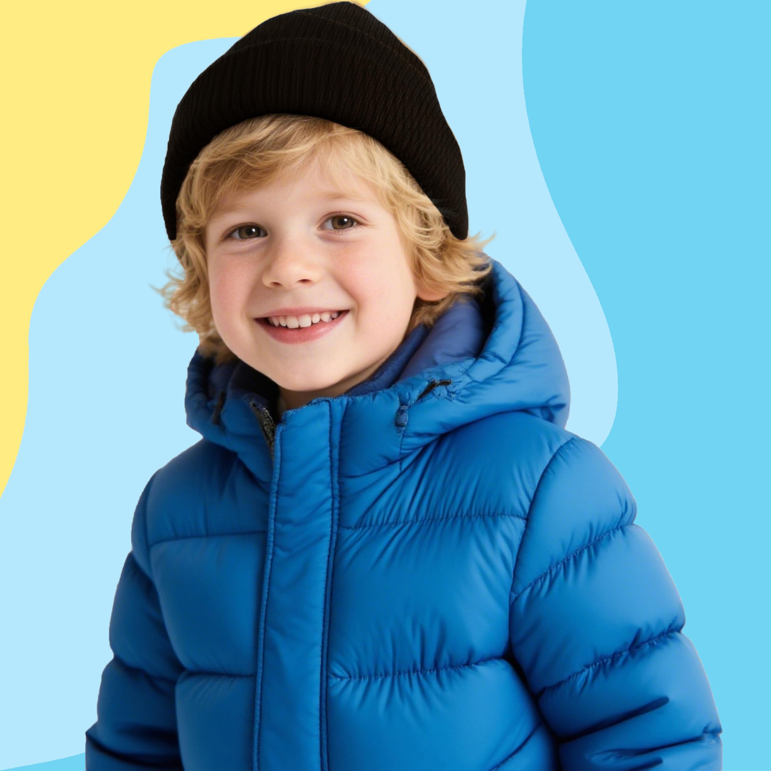YMYDYFC Baby Beanie 3Pack Toddler Beanie Baby Winter Hats Boy&Girl 0-6Years