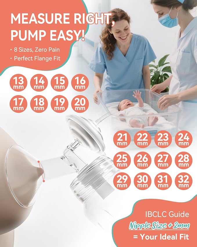Breast Pump Parts Compatible with Spectra S1,S2,S9 Plus, Replacement Kit for Spectra Pump Parts 2PC Include 17 mm Flange, Duckbill Valve, Tube,Bottle, Backflow Protector, Not Original Accessories
