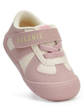 TARANIS Infant/Toddler Shoes Baby Sneaker Boy Girl First Walking Shoes Lightweight Non-Slip Newborn Crib Shoes A Pink19