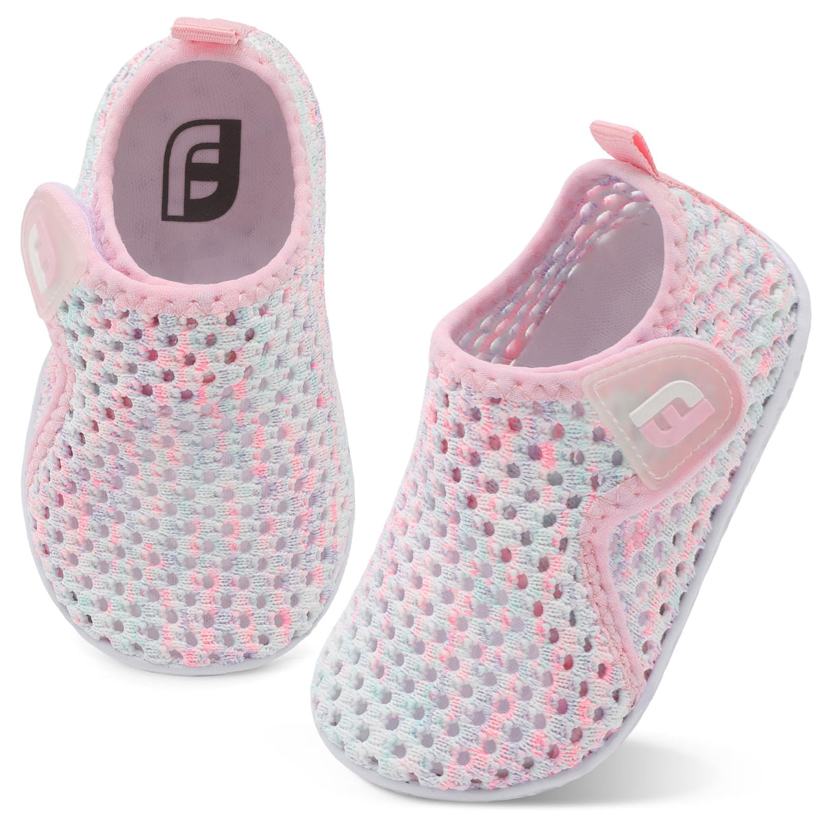 JOINFREE Water Shoes for Kids Boy Girl Water Sneakers Quick Dry Sports Aqua Athletic Sneakers Blue 6-12 Months Infant
