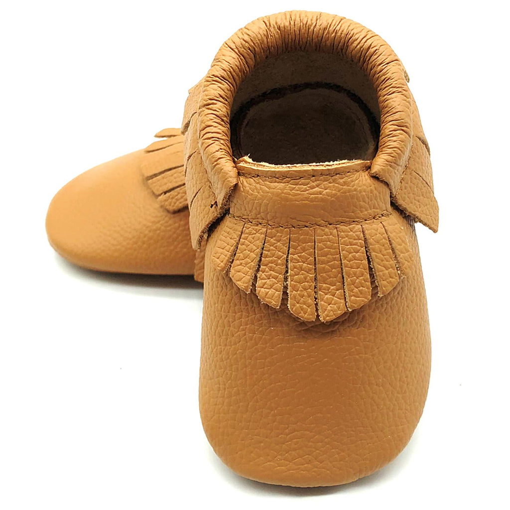OWLOWLA Leather Baby Moccasins Soft Sole Baby Shoes Boys Girls 12-18months