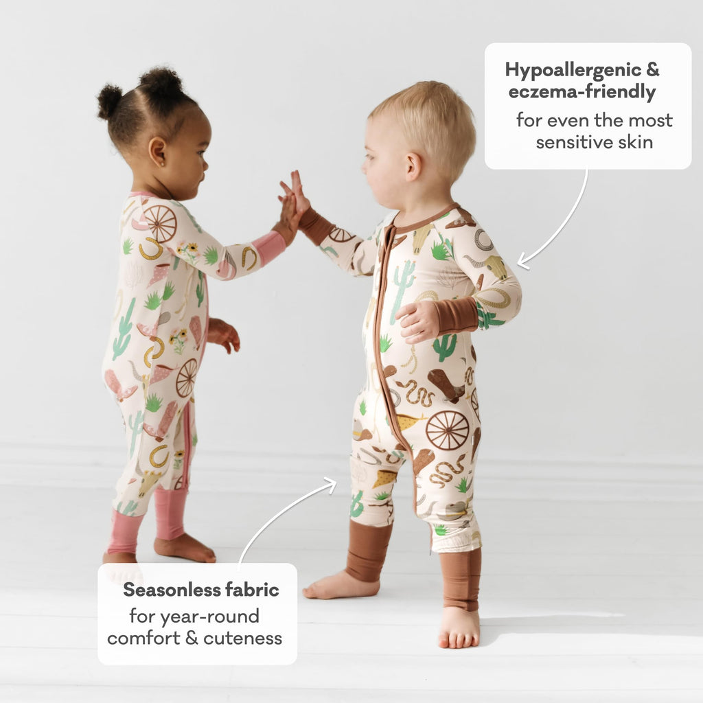 Little Sleepies Baby Pajamas, Caramel Ready to Rodeo, 3T