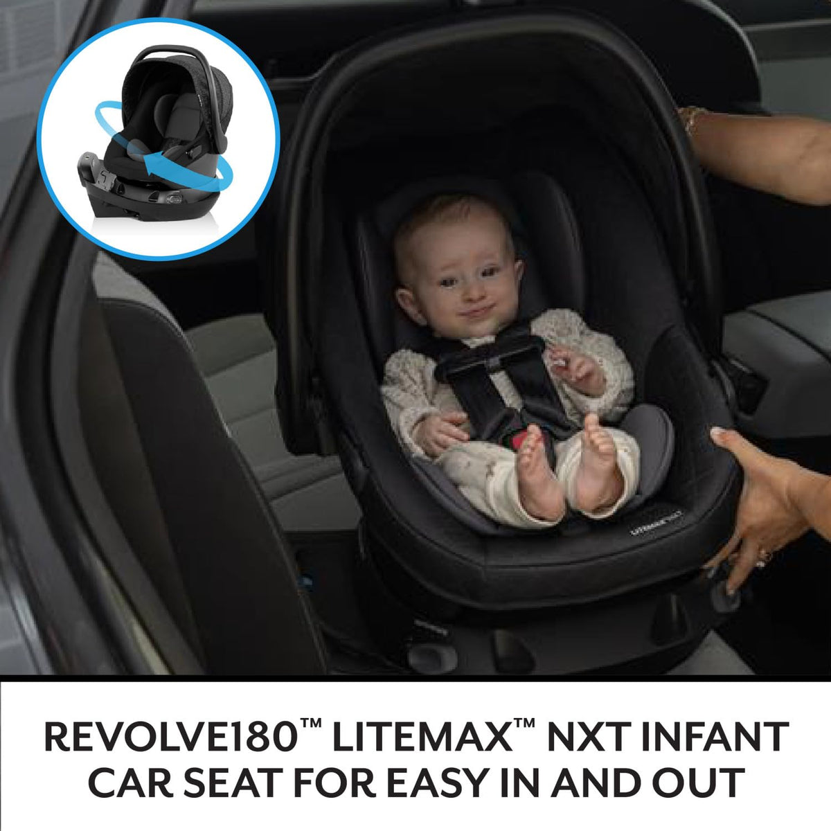 Evenflo Shyft Intuiti Travel System w/ Revolve180 LiteMax NXT Rotating Car Seat