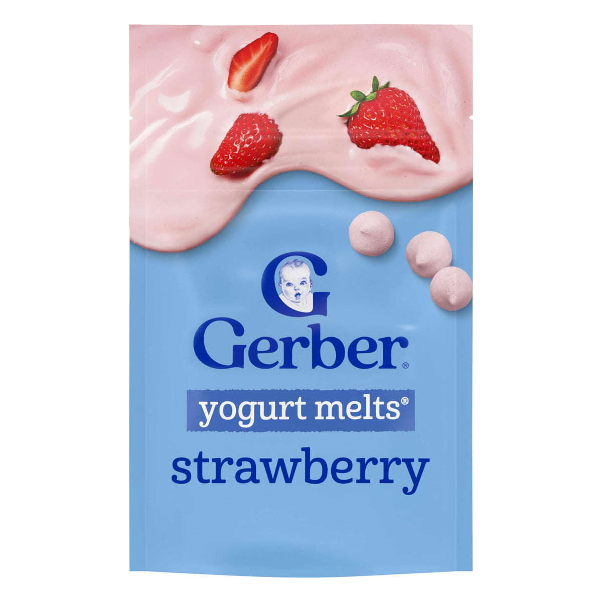 Gerber Stage 3 Banana Apple Blueberry Whipped Melts, 1 Oz, 7 Pack