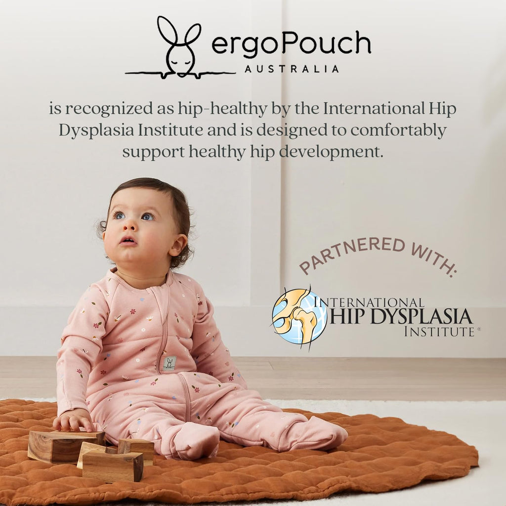 ergoPouch Sleep Onesie 2.5 TOG – Warm Baby Romper & Sleep Layer with Full-Zip, Guarding Against Blankets, Breathable & Movement-Friendly, Ideal for Transitional Sleeping (6-12 Months, Dragonflies)