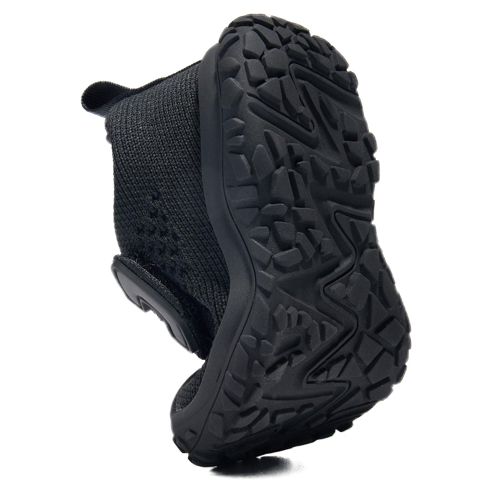 Newsonet Baby Shoes Boys Girls First Walker Sneakers Walking Non-Skid Lightweight Mesh Shoes Black Size 12-18 Months Toddler