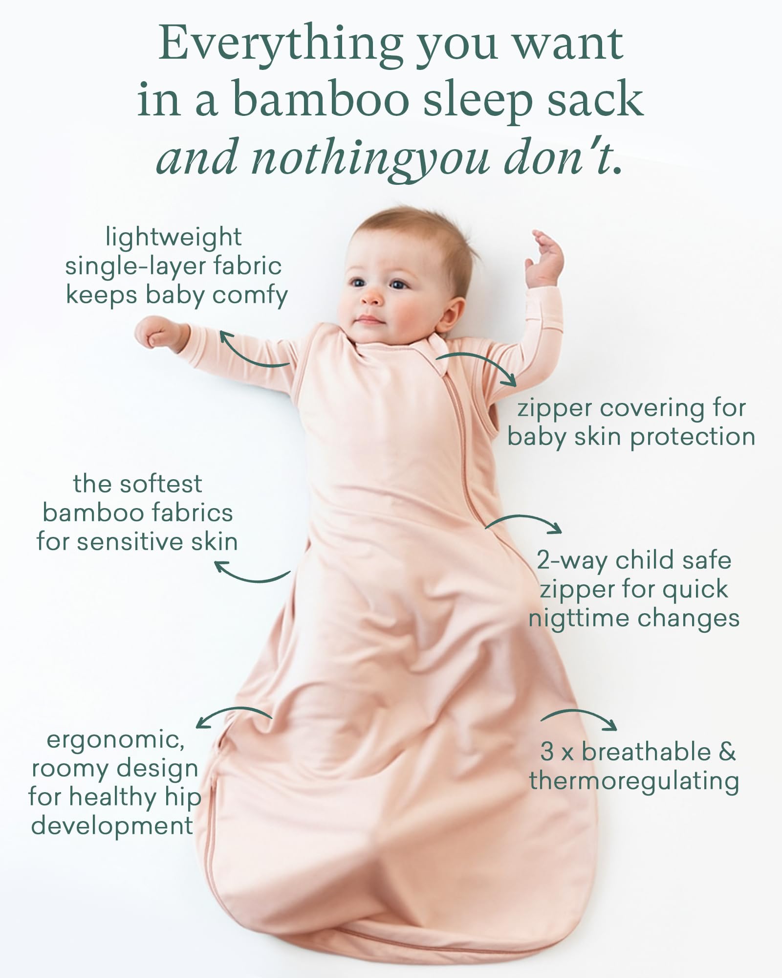 PurComfy Supersoft Sleep Sack 0.5 TOG, Bamboo Viscose 15-24 Months Midnight