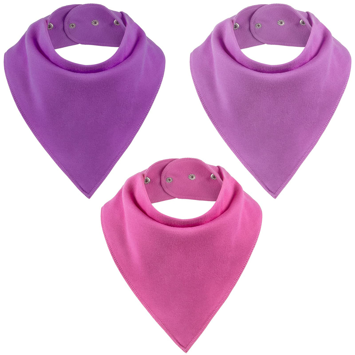 Baby Noah Adult Drool Bib for Special Needs, 3 Pack Large Elderly Bandana, Teen Bib for Women Men, Soft Absorbent Set for Kids