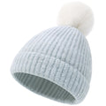 FUOITA Toddler Kids Girls Winter Hat Cute & Warm Pom Pom Beanie 3M-8T