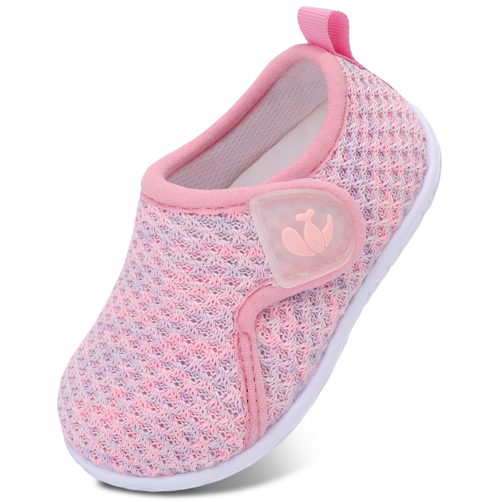 FEETCITY Toddler Shoes Baby Sneakers Boys Girls First Walking Shoes Newborn Crib Shoes Pink Purple