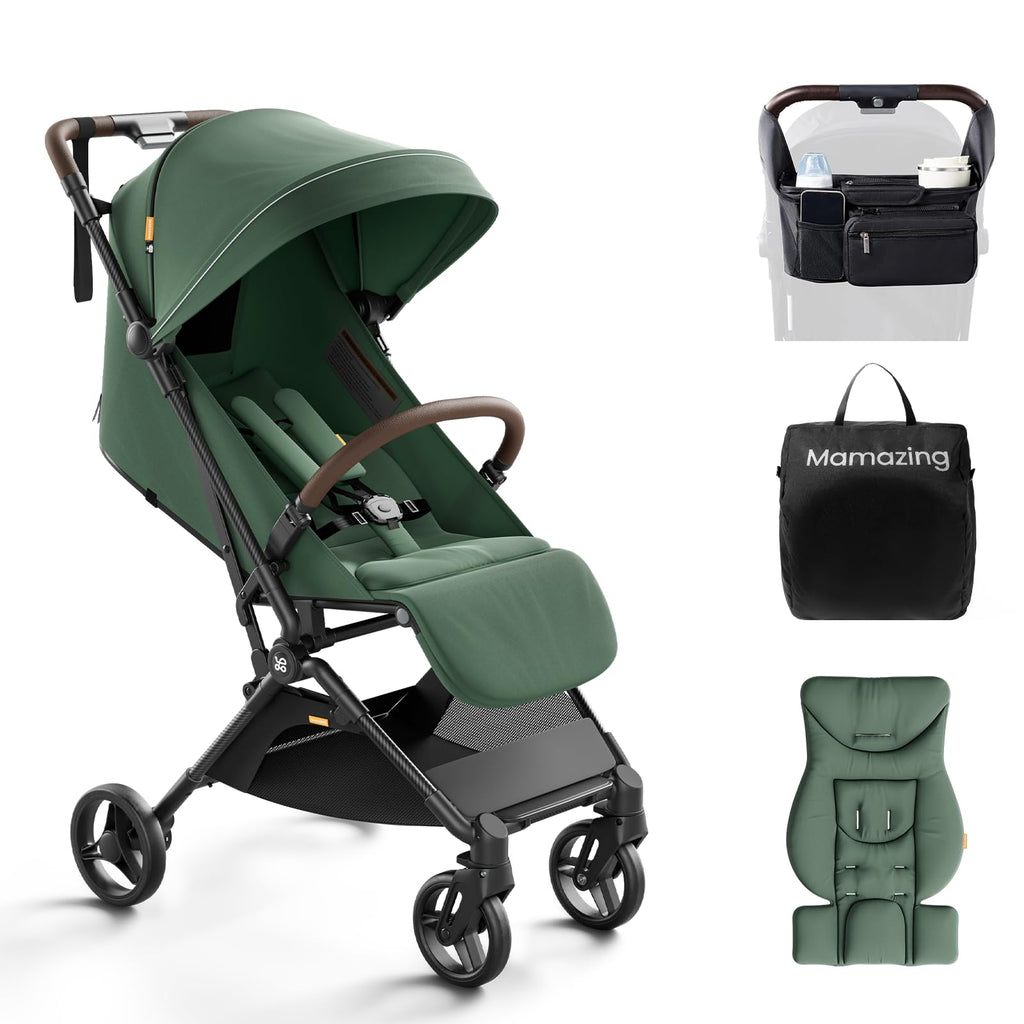 Mamazing Ultra Air Lightweight Baby Travel Stroller with Carbon Fiber Frame
