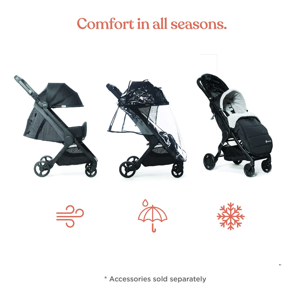 Ergobaby Metro+ Compact Baby Stroller, Lightweight Umbrella Stroller