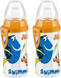 NUK Finding Dory Active Cup 10oz, 2 Count (Pack of 1) – BPA Free, Spill Proof Sippy Cup