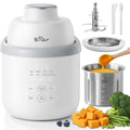 Bear Stainless Steel Baby Food Maker Processor, NutriEase 3-Stage Texture