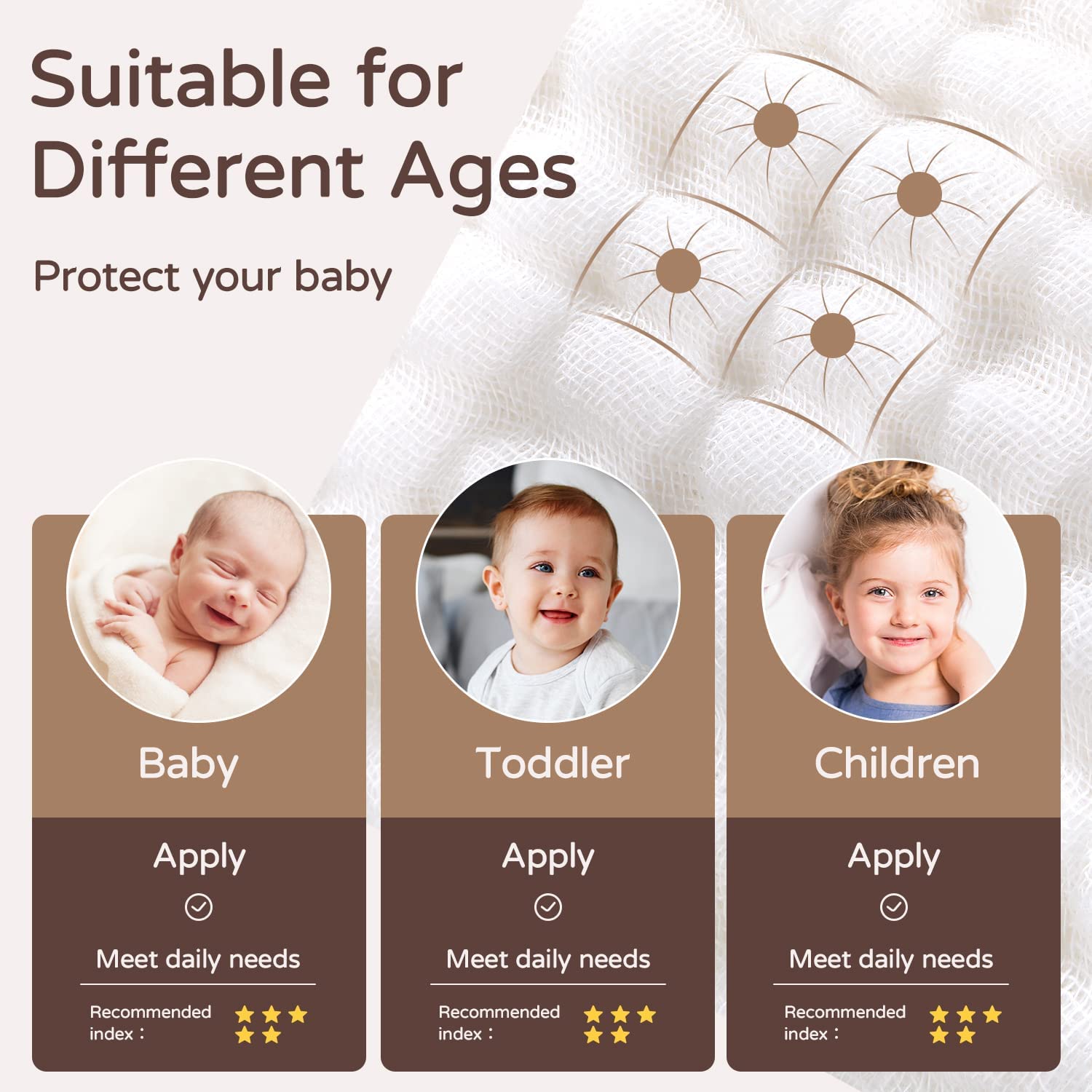 Yoofoss Hooded Baby Towels for Newborn 2 Pack 100% Muslin Organic Cotton Baby Bath Towel with Hood for Babies, Infant, Toddler and Kids, 32x32Inch, Soft and Absorbent Newborn Essential,White-2 Pack
