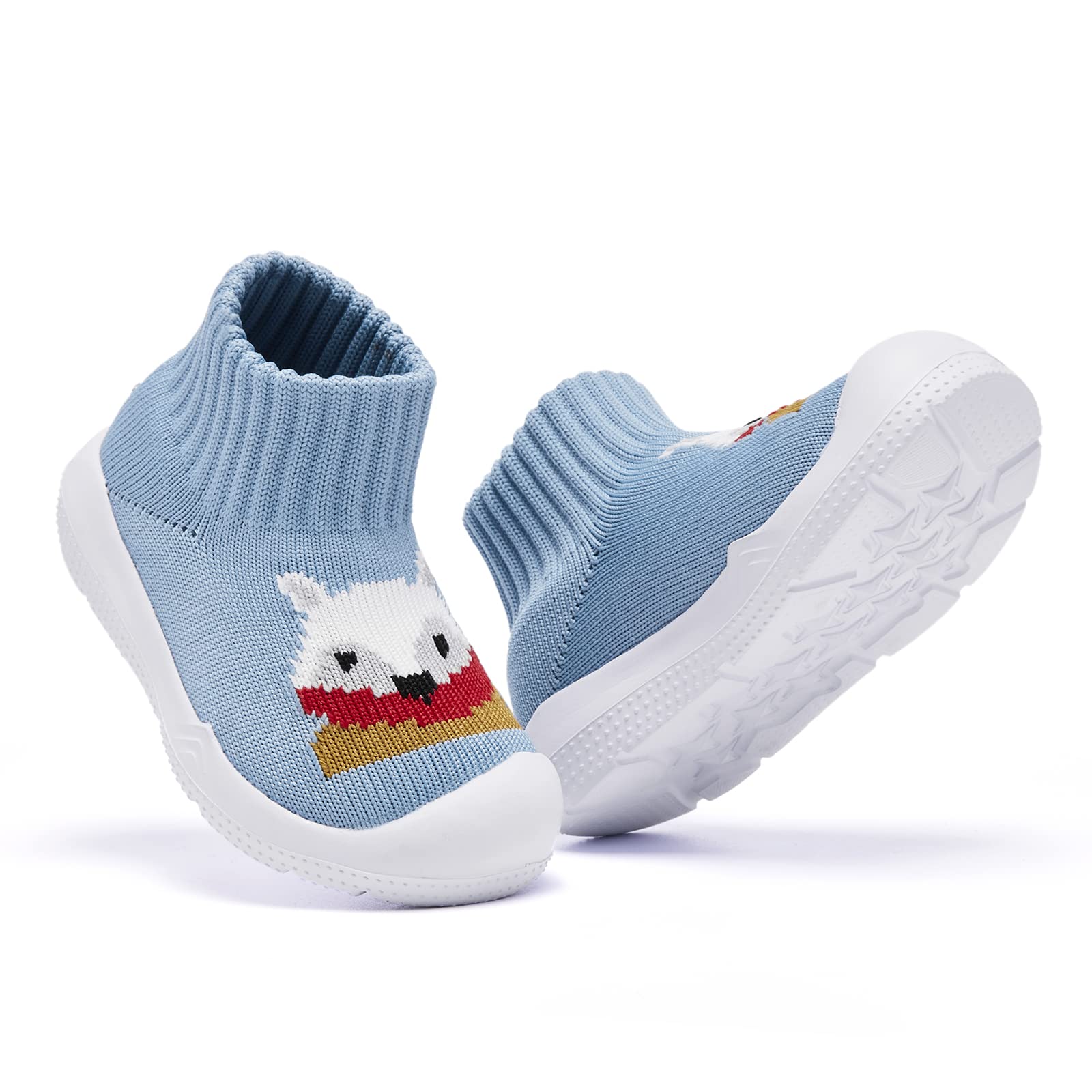 MORENDL Toddler Sock Shoes Baby Walking Shoes Infant Slippers Boys & Girls Non-Slip Sneakers