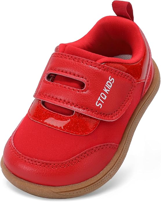 Toddler Shoes Boys Wide Toe Box Barefoot Baby Walking Sneakers Navy Size 6