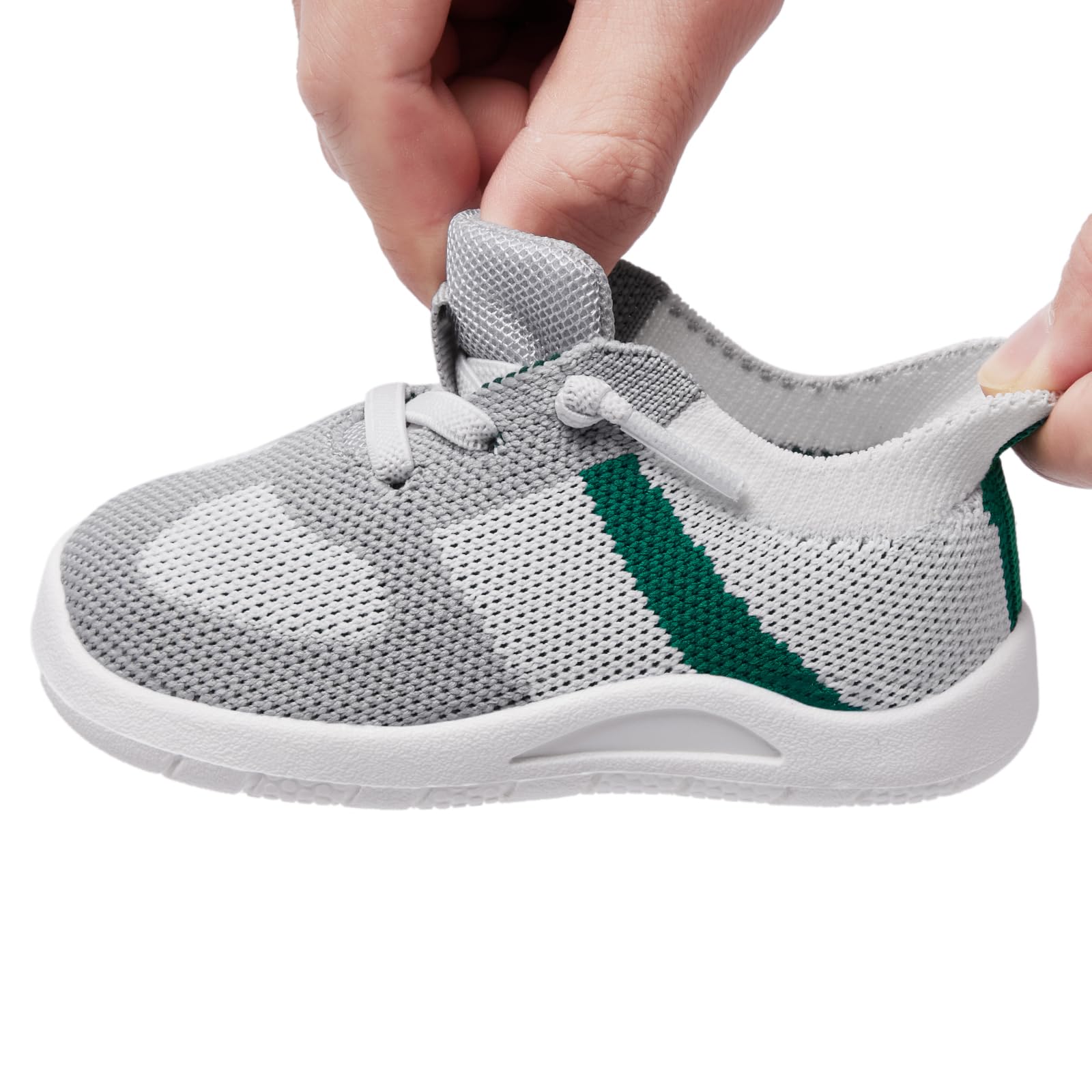 MORENDL Toddler Shoes Baby Walking Sock Shoes Infant Sneakers Boy Girl Barefoot Tennis Shoe Non-Slip Brethable